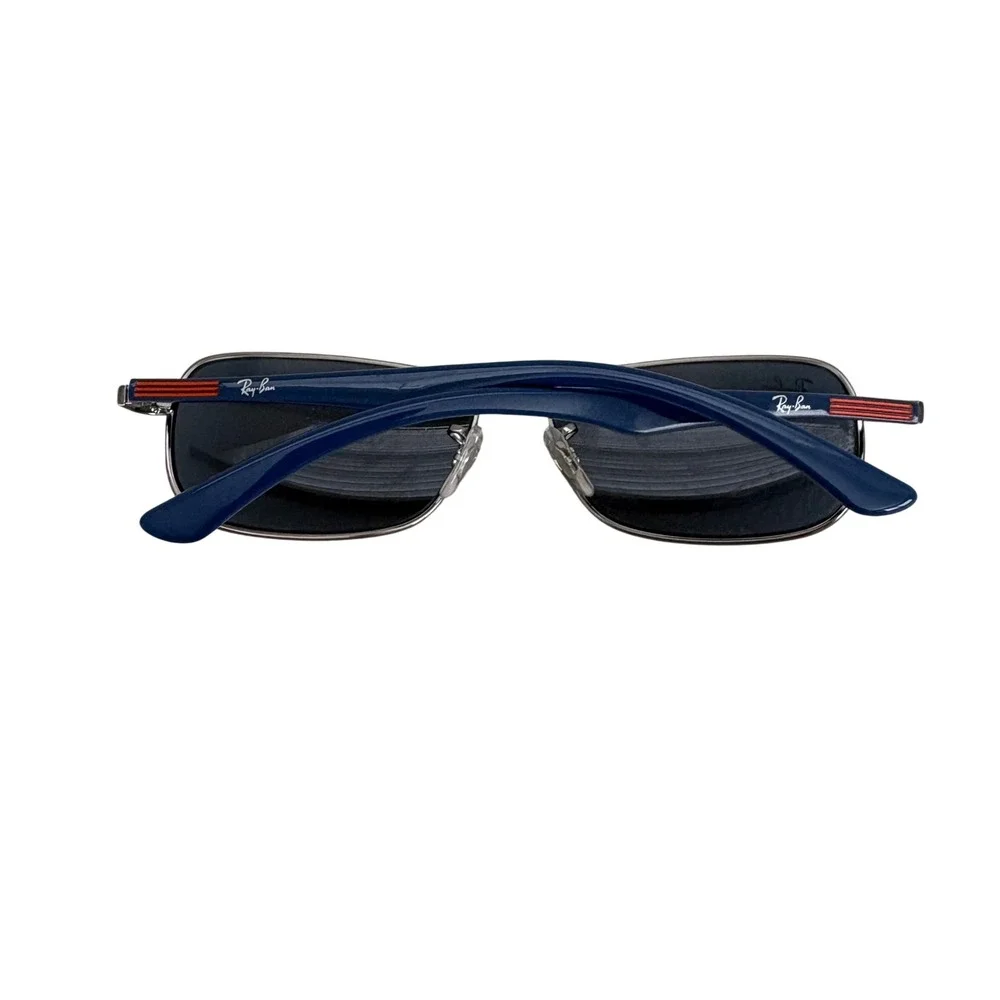 Ray-Ban Junior RJ9531S 200/80 Gunmetal Blue Rectangle Sunglasses 52-13-125